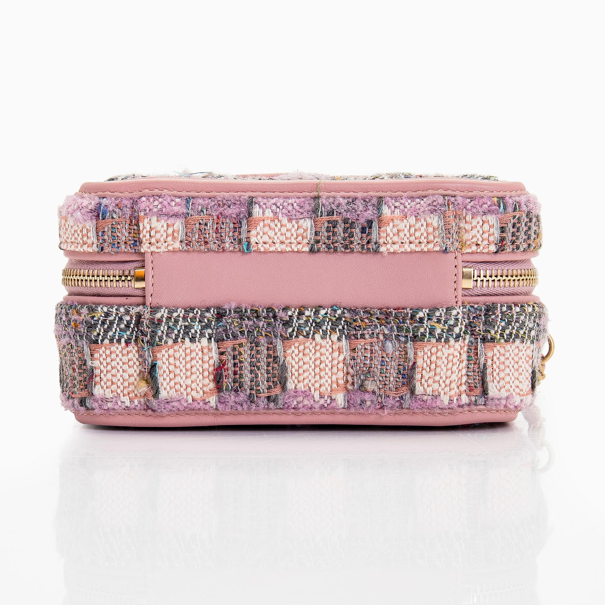 Chanel, a "Small Tweed Filigree Vanity Case" bag, 2019.