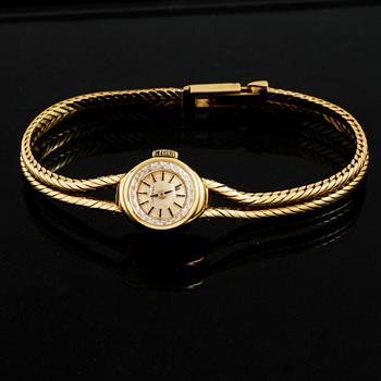 ARMBANDSUR, dam, 18 k guld, Certina. Total vikt 22 g.