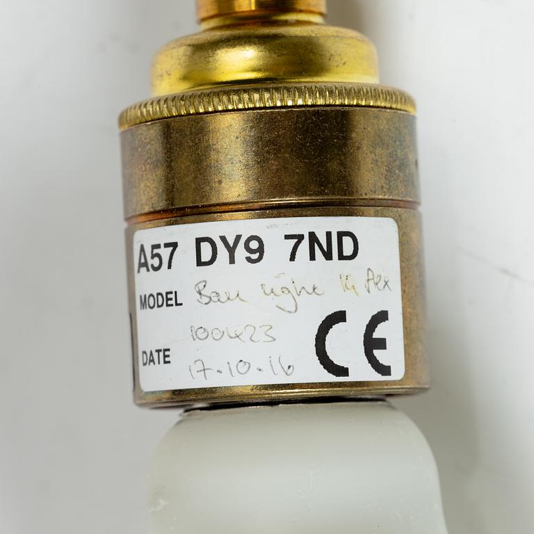 Michael Anastassiades, Ceiling lamp/window lamp, "Ball Light", 2000s.