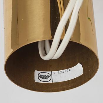 Hans-Agne Jakobsson, taklampa, modell "Sonata" T434/24, Hans-Agne Jakobsson AB Markaryd, 1960-70-tal.