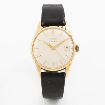 Tissot, Visodate, wristwatch, 34 mm.