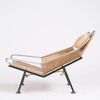 Hans J. Wegner, "Flag Halyard / Snørestolen", easy chair, Getama, Denmark, reportedly 1950s.