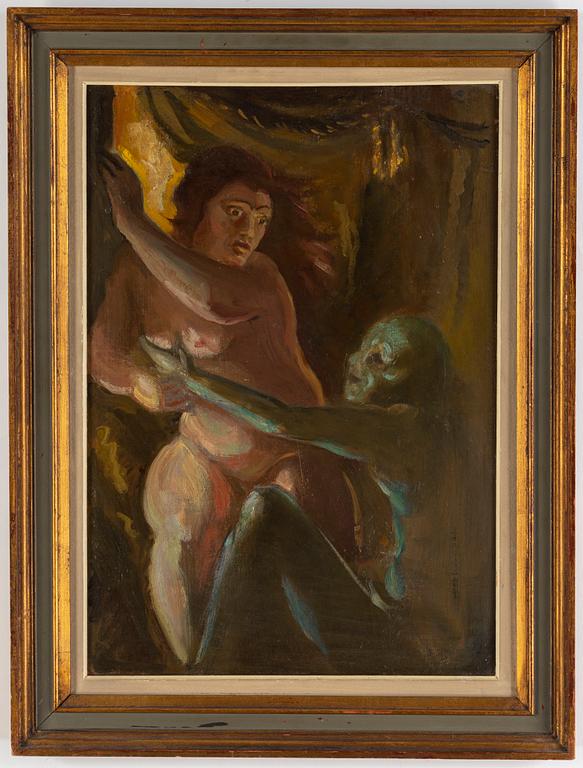 GEORG PAULI, oil on canvas/board, signed.