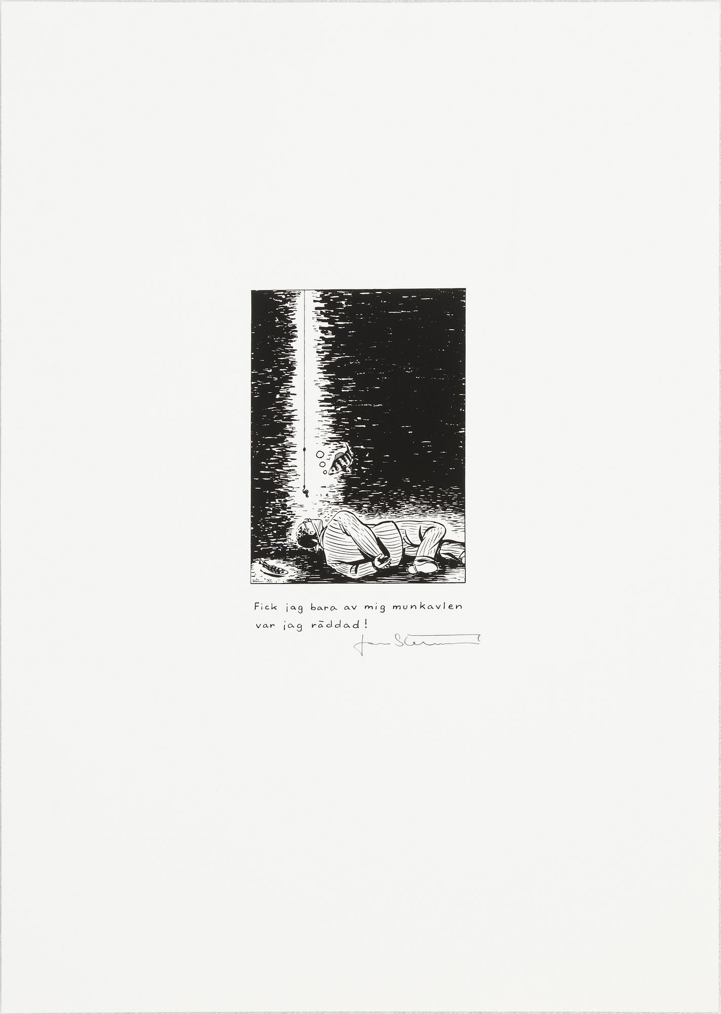 Jan Stenmark, digital print signed numbered 20/100.