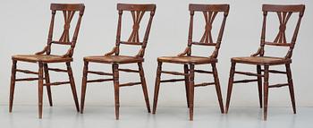 CAFÈSTOLAR, 8 st, Luterma, Estland, 1920-tal.