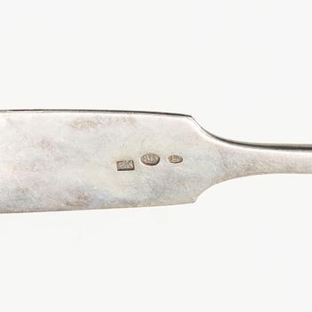 A set of silver cutlery, mostly Estonian (34 pcs).