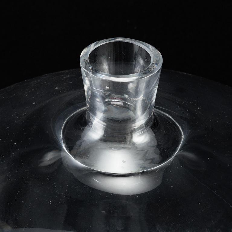 INGEBORG LUNDIN, vas, "Äpplet", Orrefors, signerad och daterad -87.