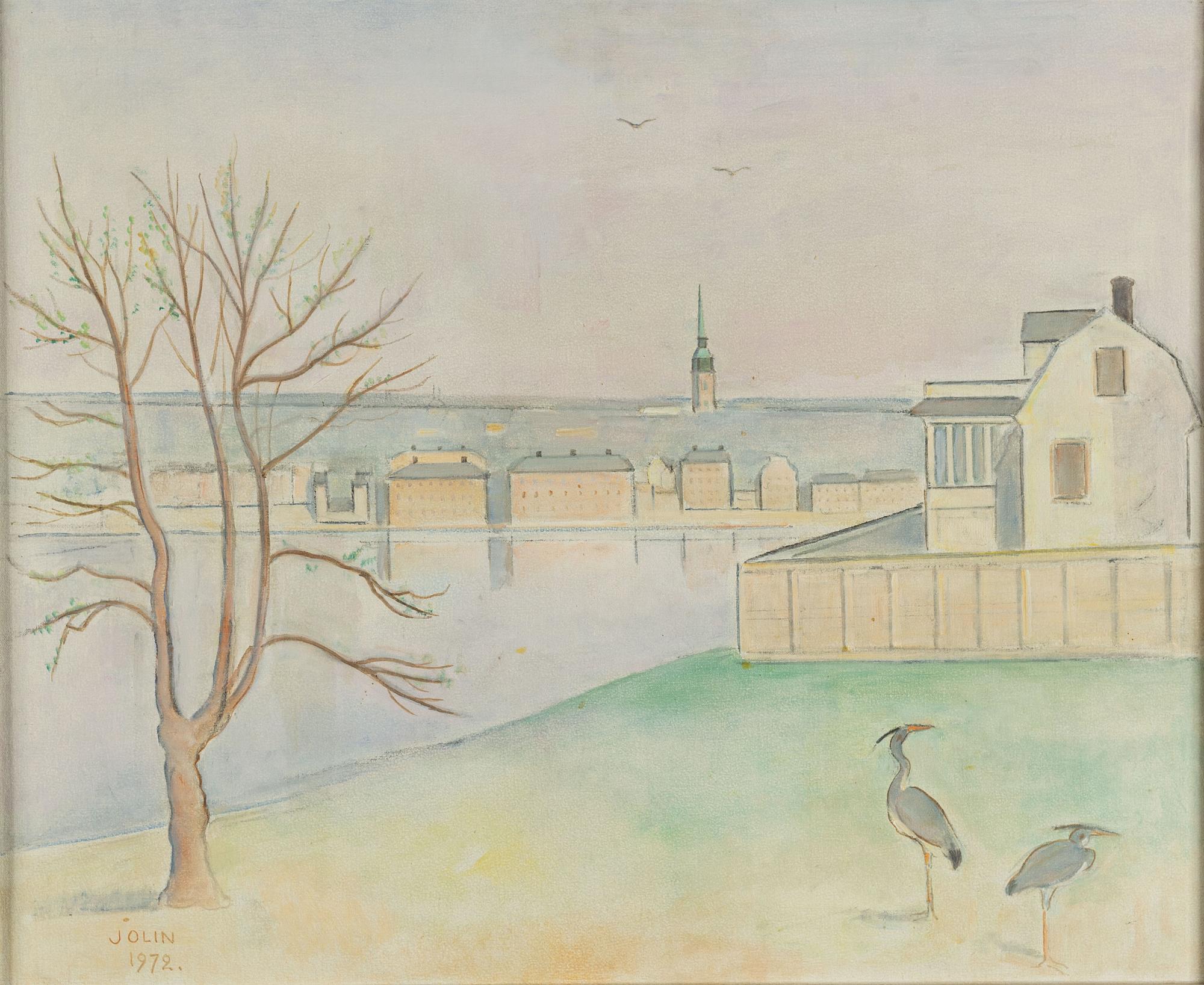 Einar Jolin, signed and dated 1972.