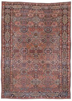 1263. ANTIQUE/SEMI-ANTIQUE ESFAHAN most likely. 428 x 311,5 cm.