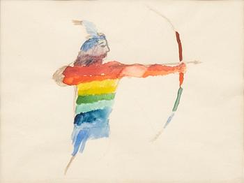 José Gamarra, Skytt i regnbågens färger.