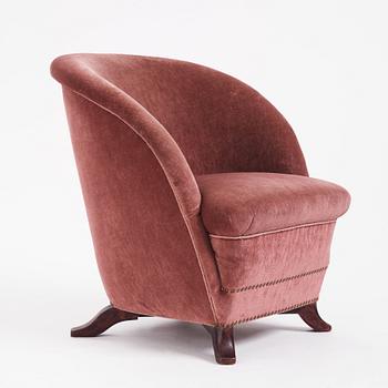 Axel Einar Hjorth, a rare "Madame" armchair, Nordiska Kompaniet ca. 1930.