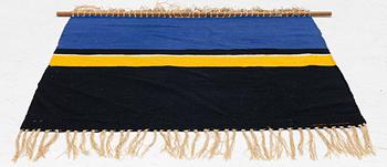 Maria Hillfon, a tapestry, signed Maria Hillfon, approx. 114 x 114 cm.