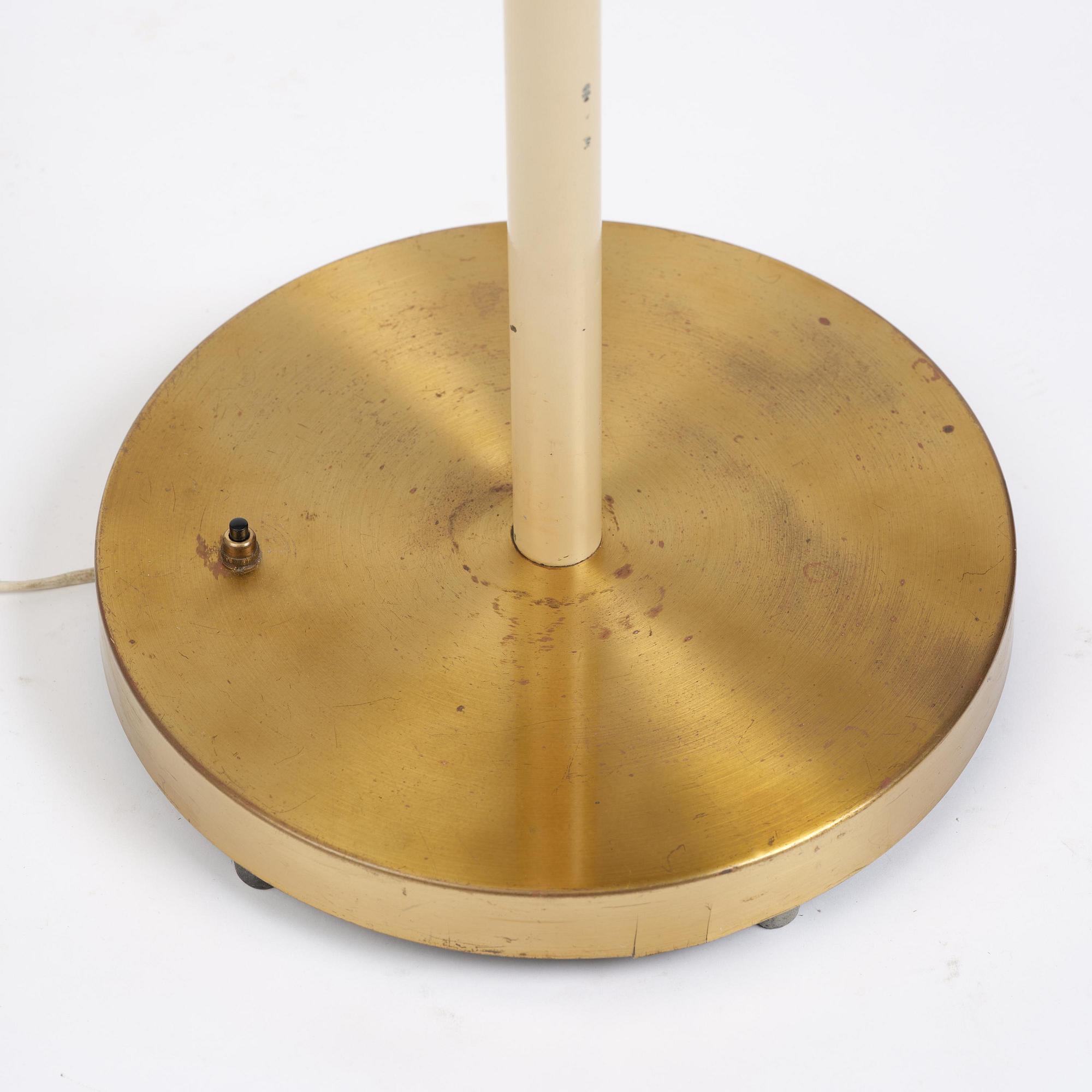 Bo Notini, a floor lamp, Glössner & Co, Stockholm, 1940s.