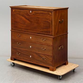 A late Gustavian secretaire, ca 1800.