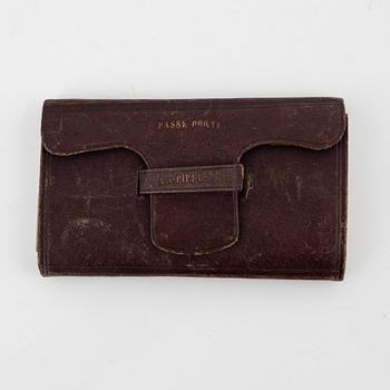 Pass, nr 221, för greve och grevinnan Piper, 1857.