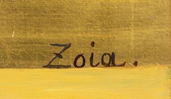 Zoia Krukovskya Lagerkrans, Still life with a hare and a rooster.