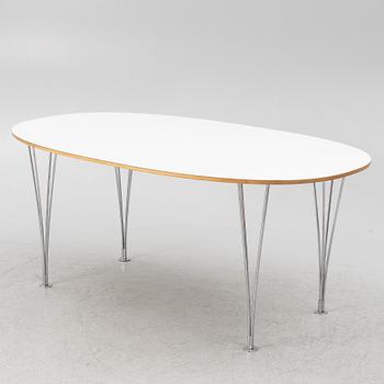 Bruno Mathsson & Piet Hein, dining table, "Superellipse", Fritz Hansen, Denmark, 2006.