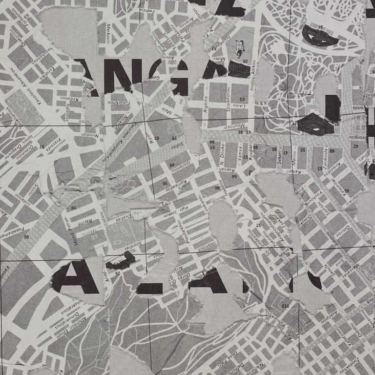 Sten Hanson, "Tourist's map of Athens".