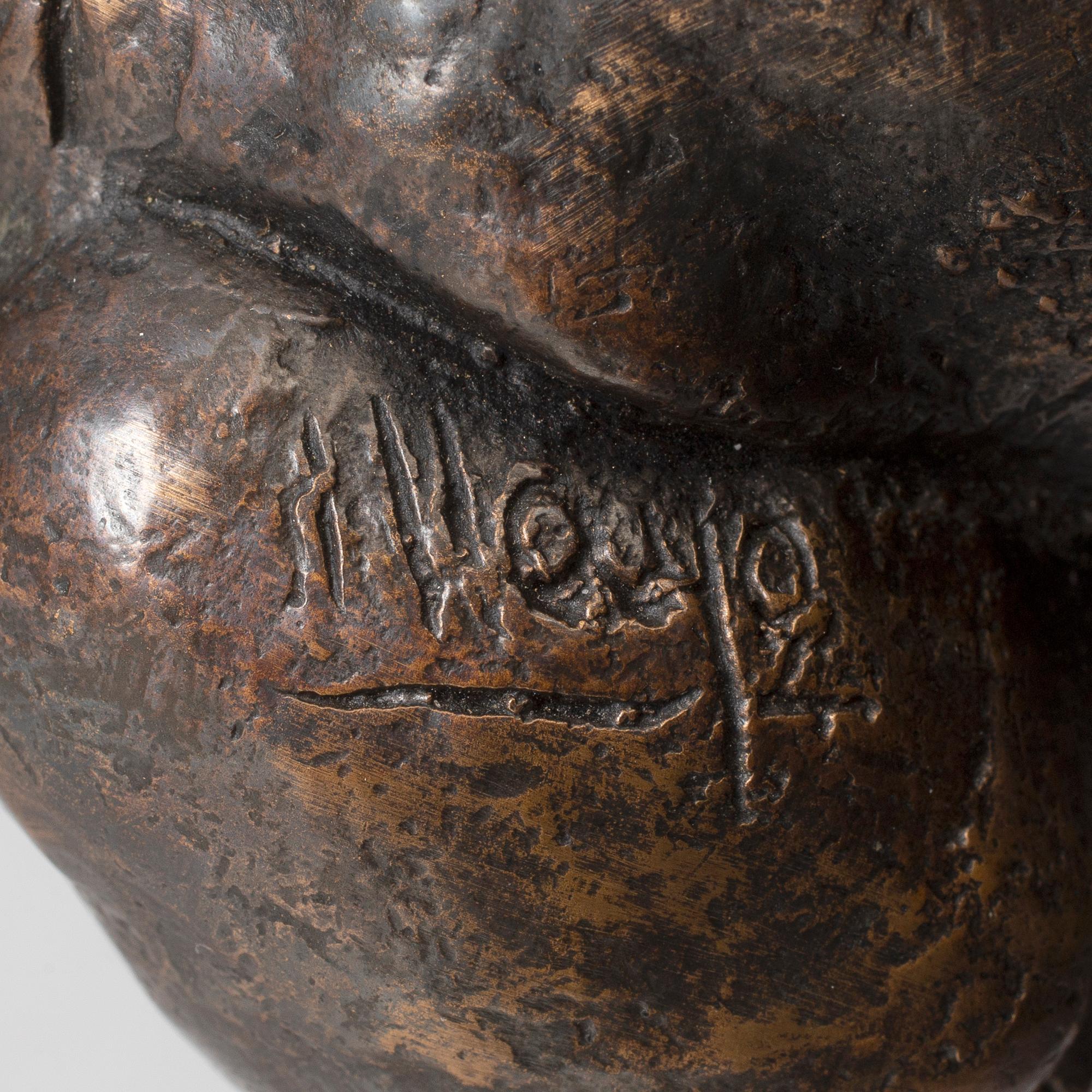 RAFAEL MAYO, sculpture, bronze, signed.