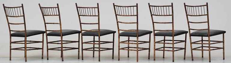 STOLAR, 6 st, kolonialstil, omkring 1900.