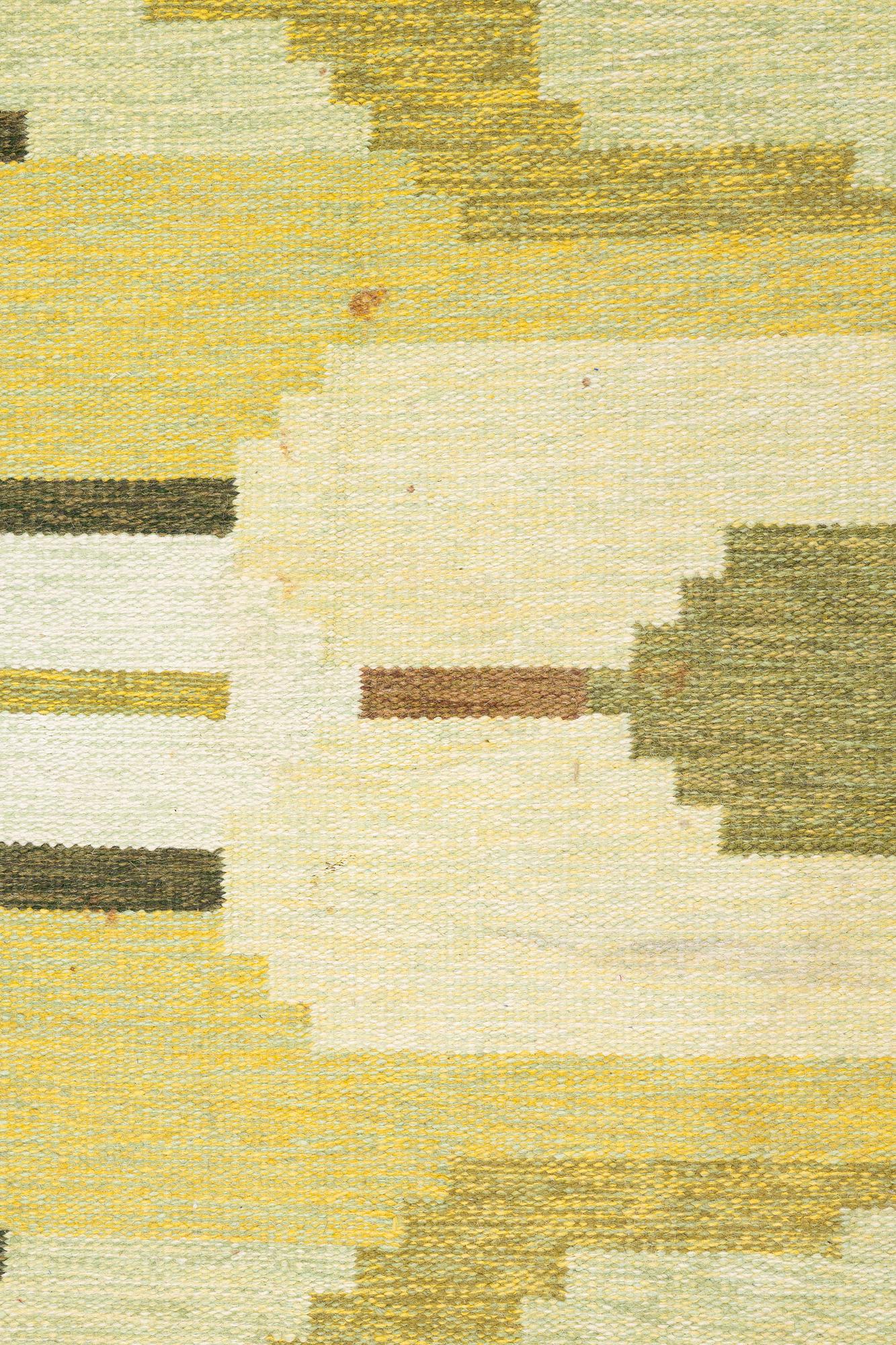 Ingegerd Silow, rug, flat weave, signed IS, approx. 300 x 190 cm.