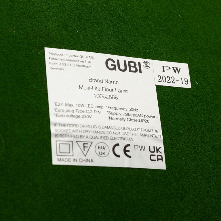 Louis Weisdorf, 'Multi-Lite' floor lamp from GUBI.