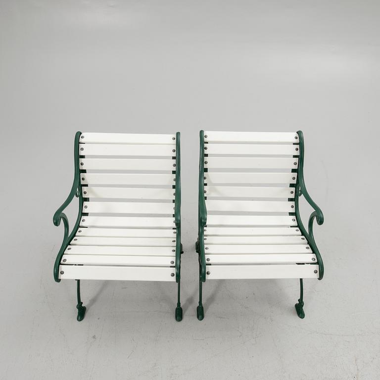 Garden group, 4 pieces, second half of the 20th century.