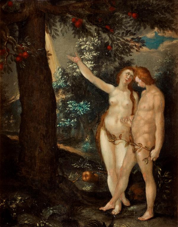 Hendrick Goltzius Follower of, Adam and Eve.