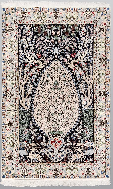 A carpet, Nain, 6LAA, approx. 146 x 89 cm.