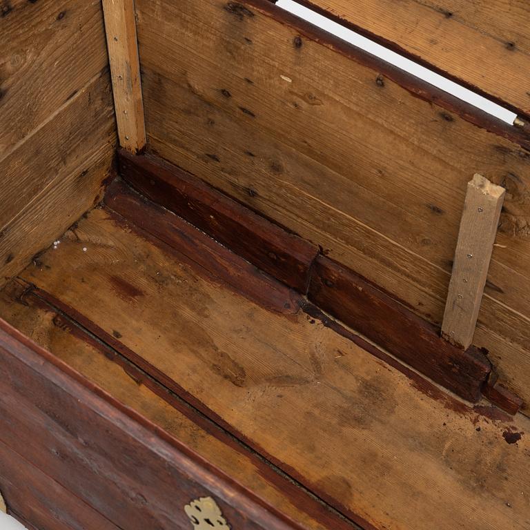 A Baroque chest from Torpa church, 17th century.