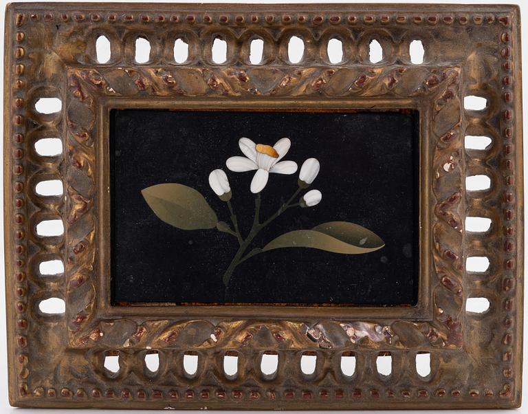 An Italian Pietra Dura picture, 20th Century.