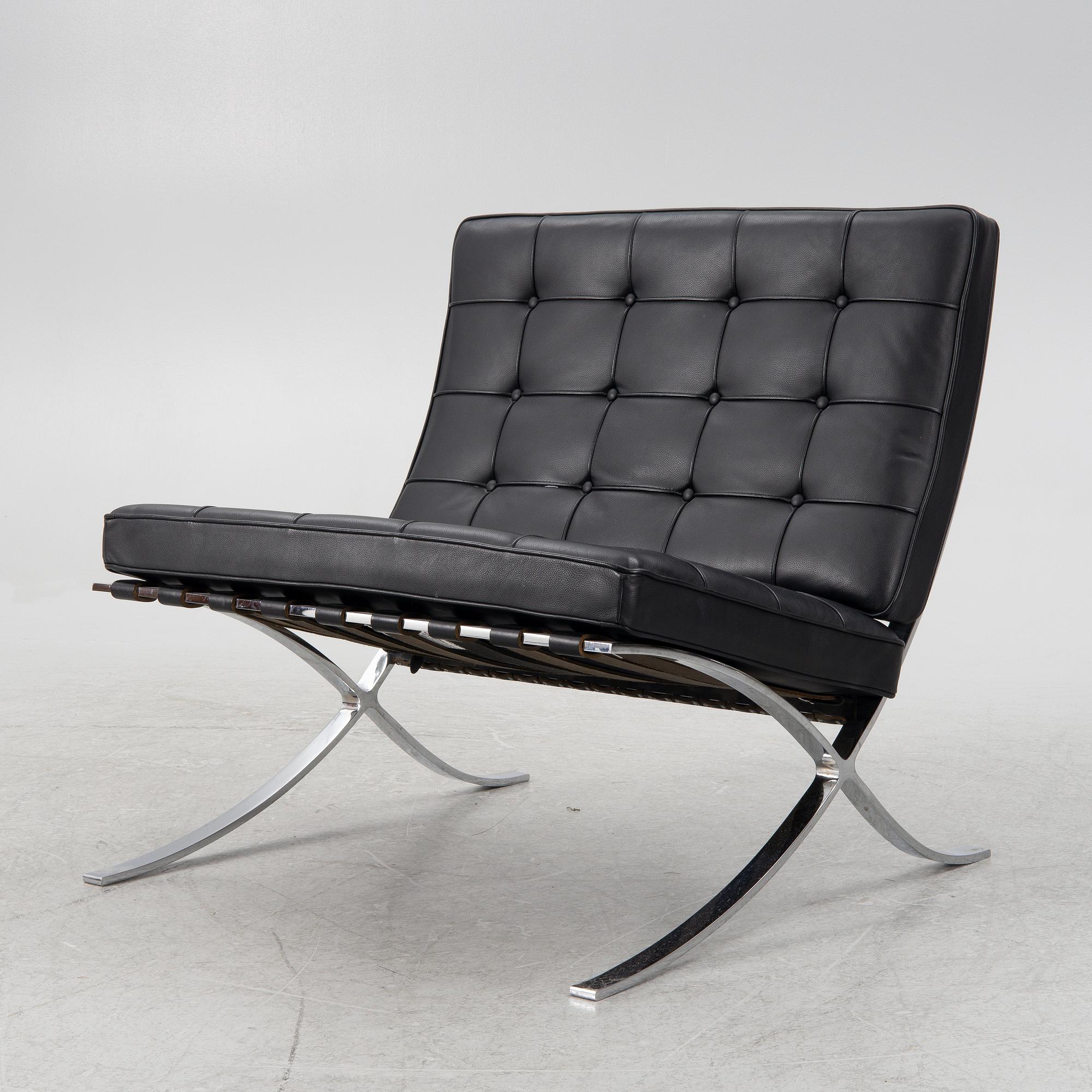 Ludwig Mies van der Rohe, a 'Barcelona' lounge chair, Knoll Studio.