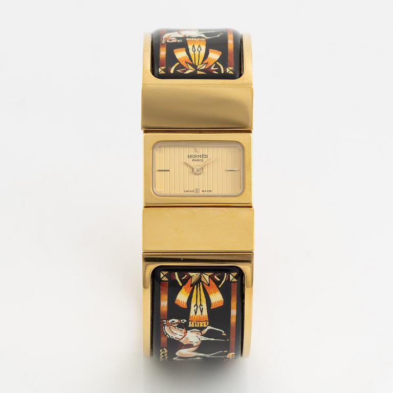 Hermès, 'Loquet', wristwatch, 19 mm.