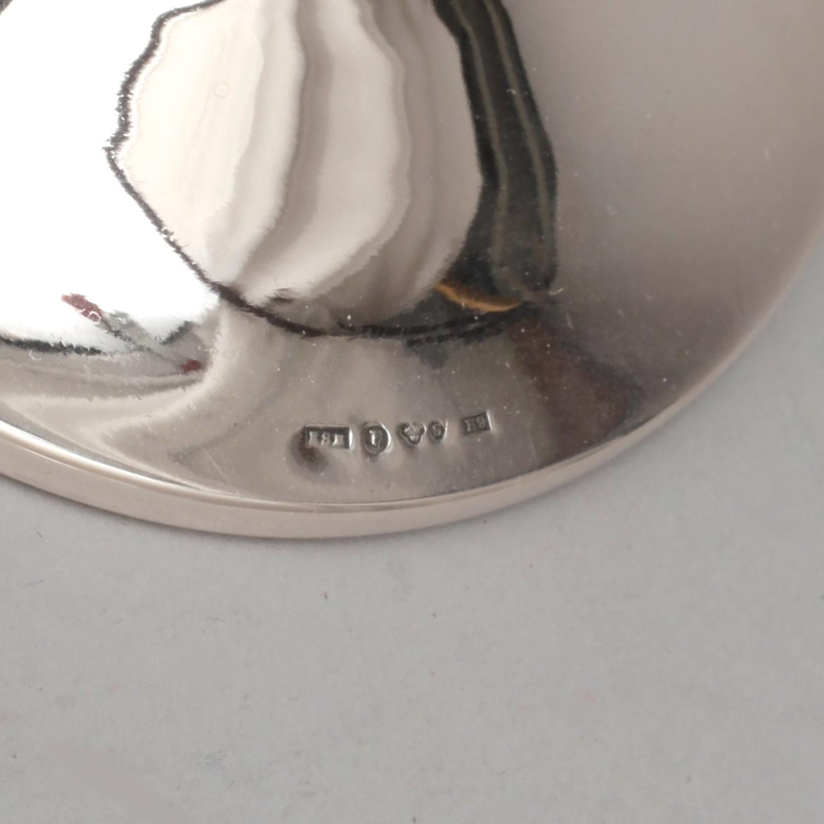 LJUSSTAKAR, ett par, Svedboms Guldsmeds AB Vetlanda 1958.