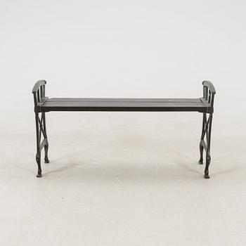 Folke Bensow, Garden Bench, "Park Bench No. 2", Näfveqvarns Bruk, first half of the 20th century.