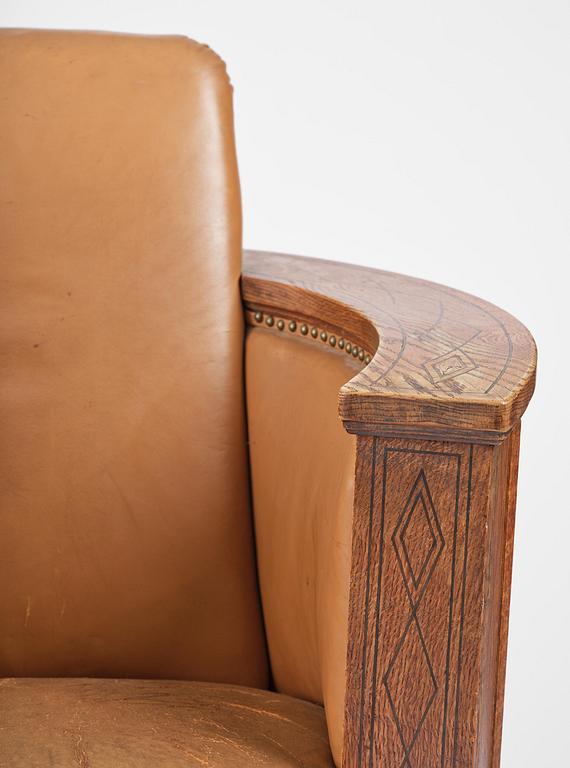 Fåtöljer, ett par, 1920-tal.