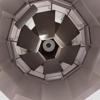 Poul Henningsen, taklampa, "PH-Kotte / PH Artichoke", Louis Poulsen, Danmark, 1980-tal.