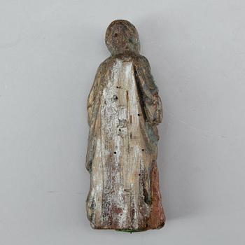 SKULPTUR, trä, 1700-tal.