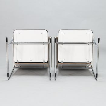 Yrjö Kukkapuro, A pair of armchairs, "Skaala 474", Avarte Finland, late 20th century.