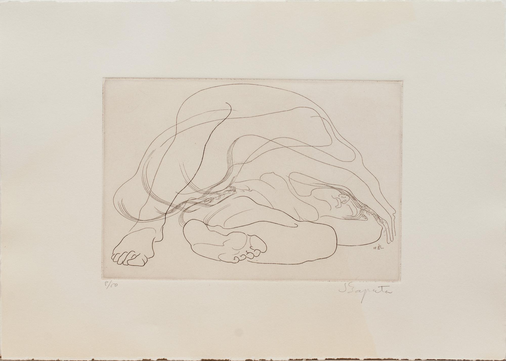 JULIO ZAPATA, etsningar, 3 st.
