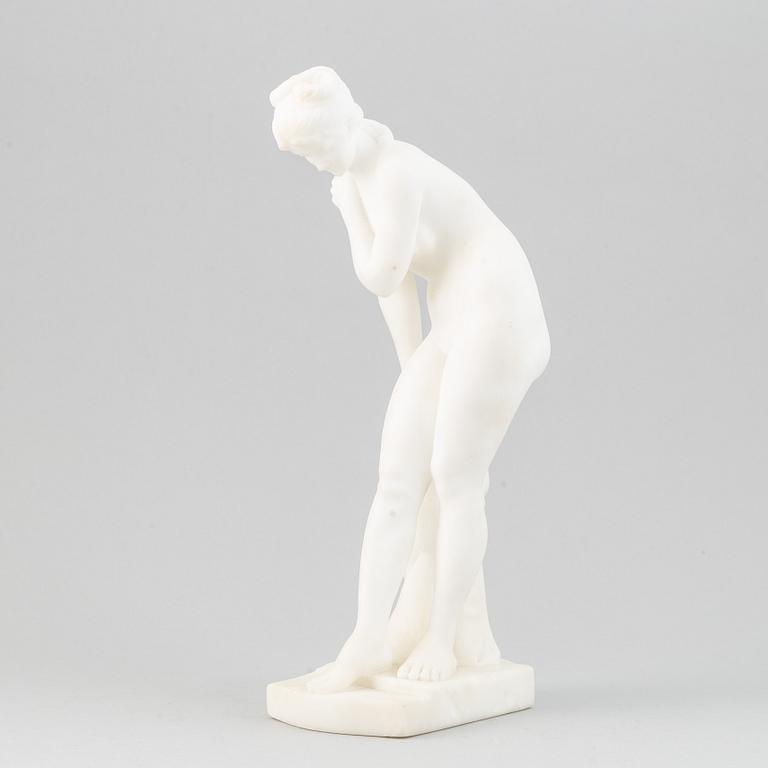 Sculpture, galleria Lapini, Alabaster. Height 36 cm.