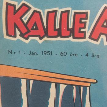 Five Swedish Kalle Anka (Donald Duck) from 1951.