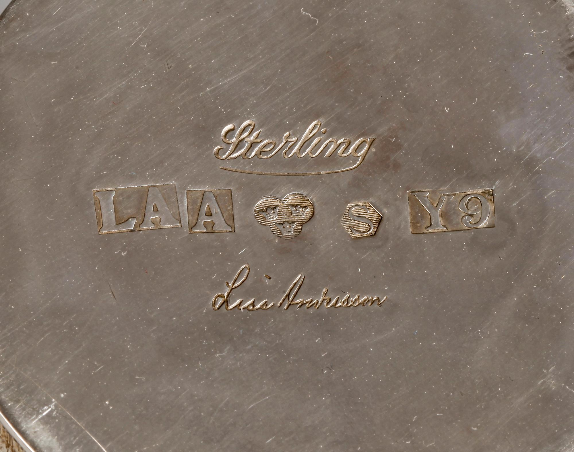 BÄGARE, silver. Lisa Andersson, 1973.