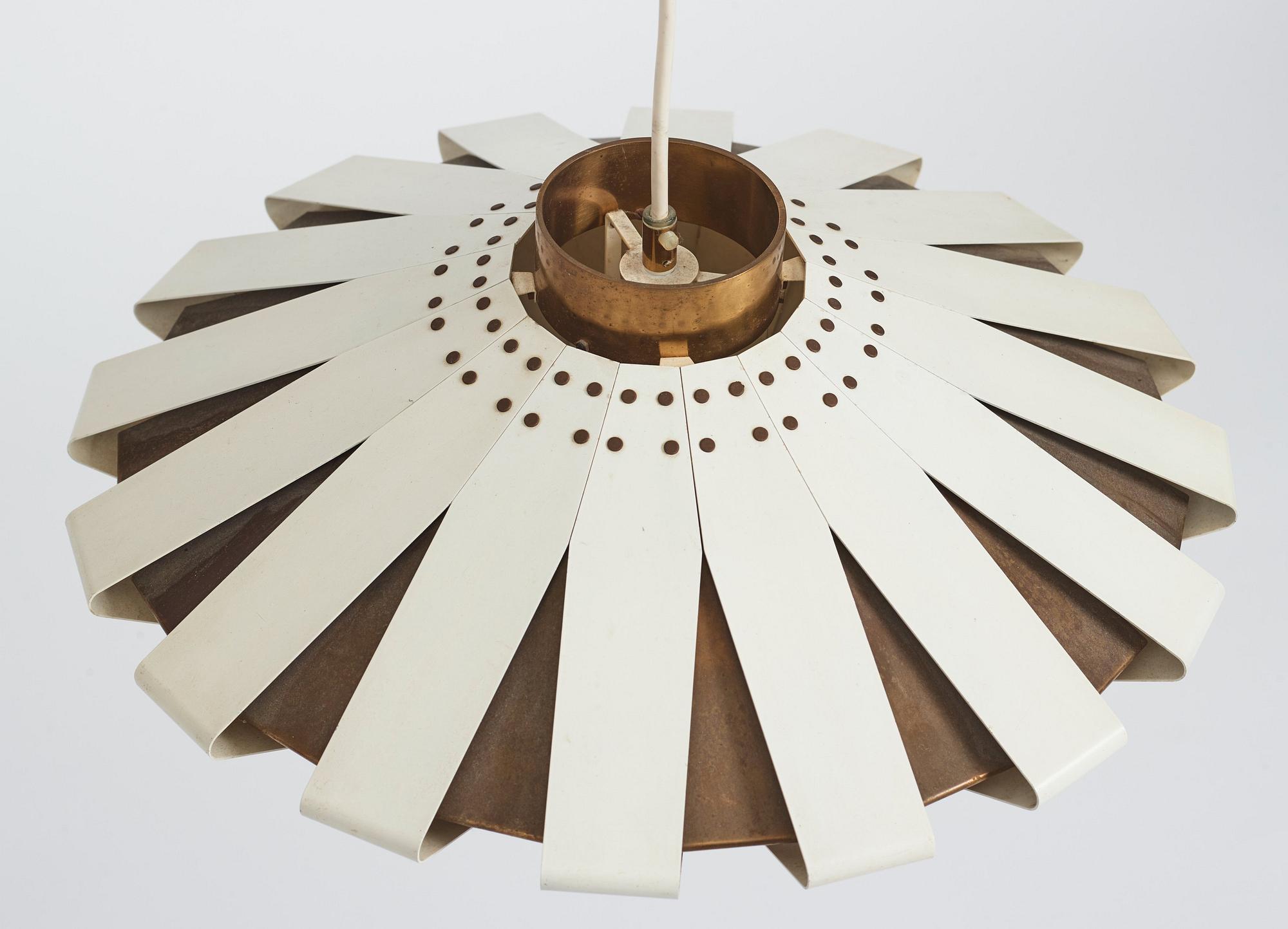 Hans-Agne Jakobsson, taklampa, Hans-Agne Jakobsson AB, Markaryd, 1950-60-tal.