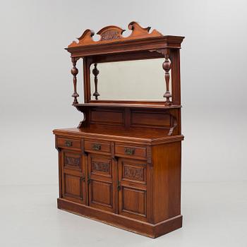 BUFFÉ med SPEGEL/BARSKÅP, 1900-talets början.