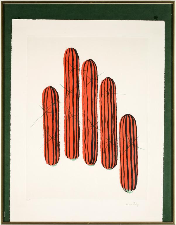 MAN RAY, färglitografi, sign och numr 90/99.