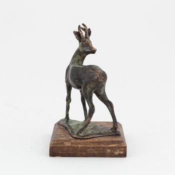 Torbjörn Forsberg, skulptur, brons, signerad. Daterad 1996. Höjd 16,5 cm.
