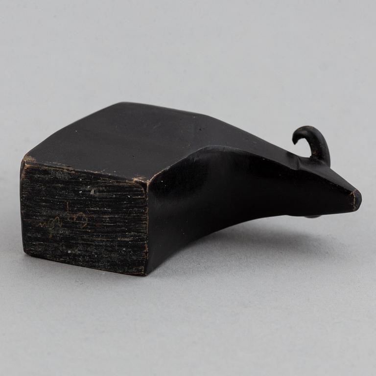Gunnar Cyrén, skulptur, brons, signerad Cyrén.