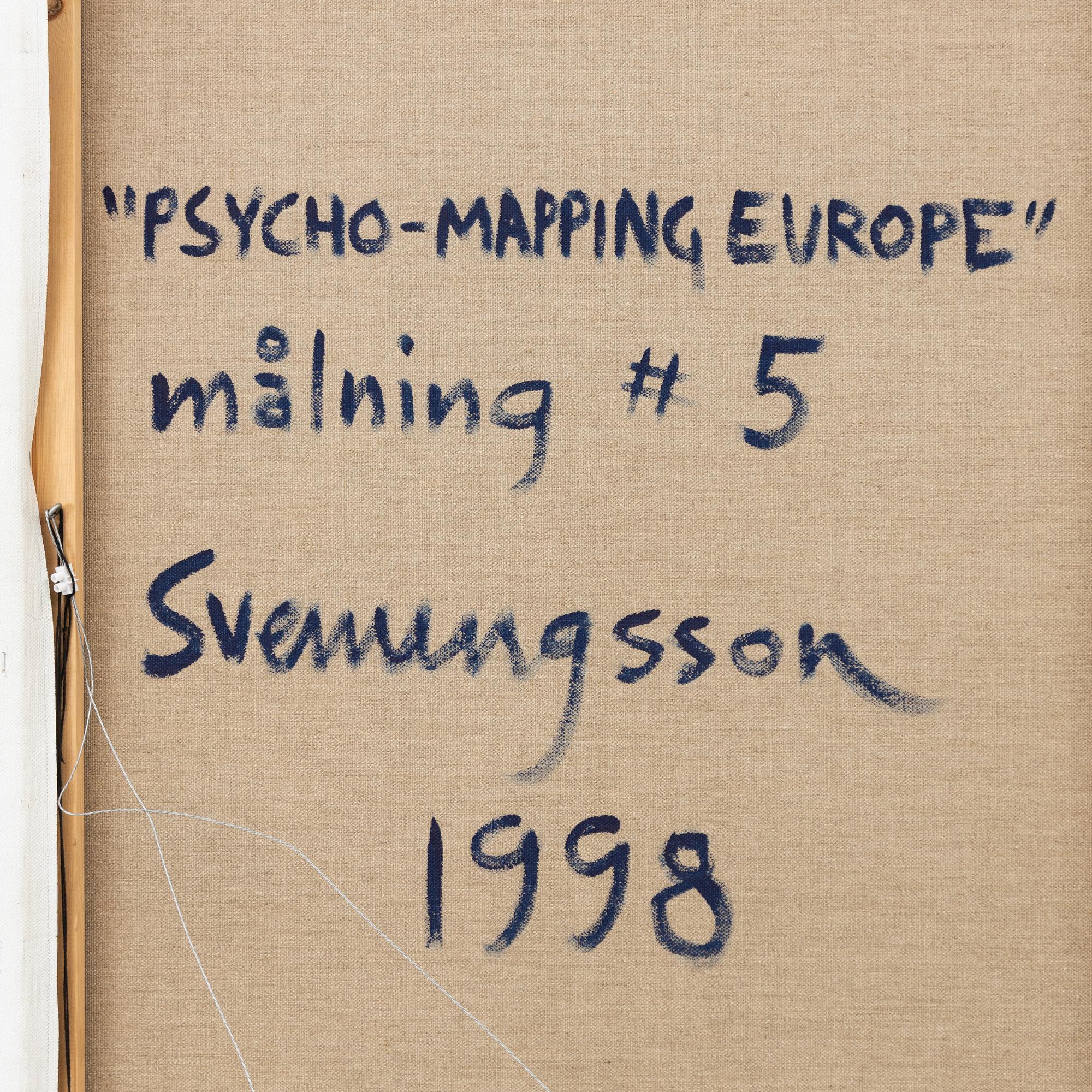 Jan Svenungsson, "Psycho-Mapping Europe #5".
