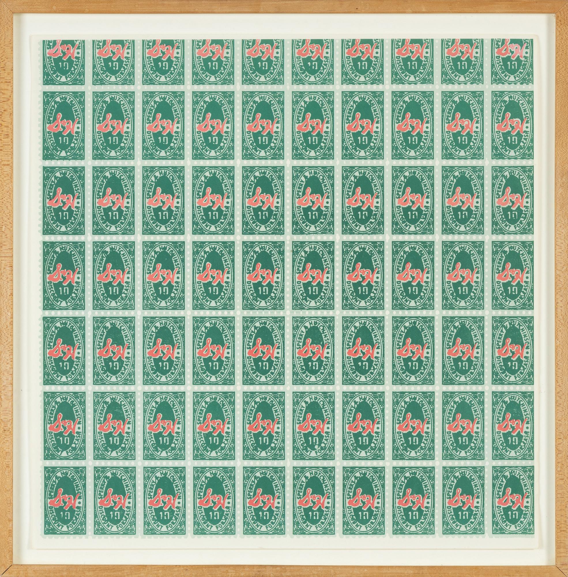 Andy Warhol, offset lithograph in colours, 1965, stamped estate verso.